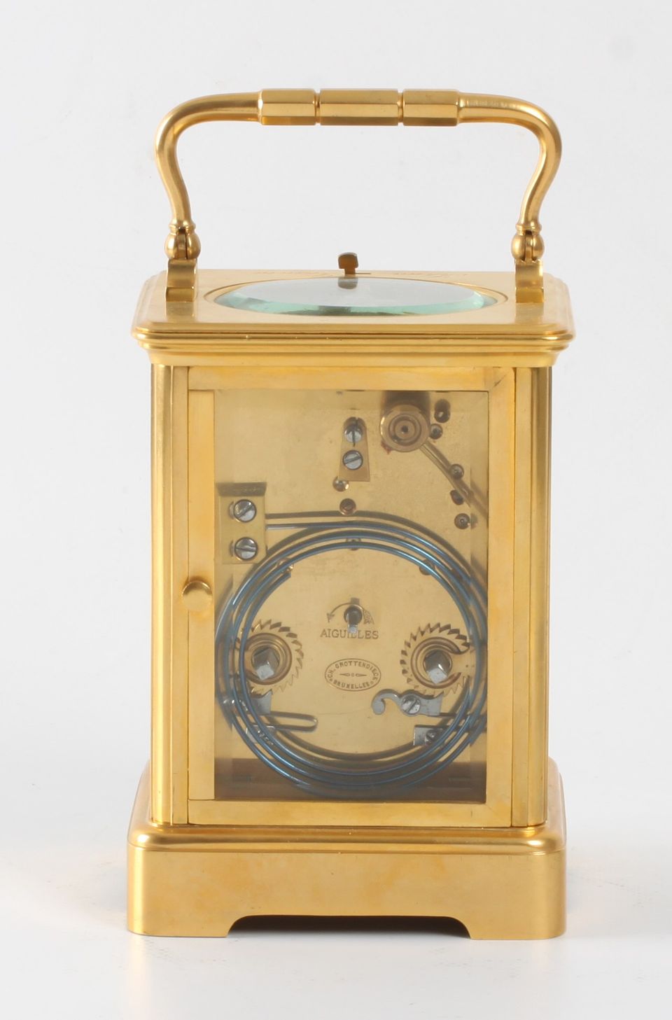 A French carriage clock with rare striking, retailer Grottendieck Brussel, circa 1880 - image 2