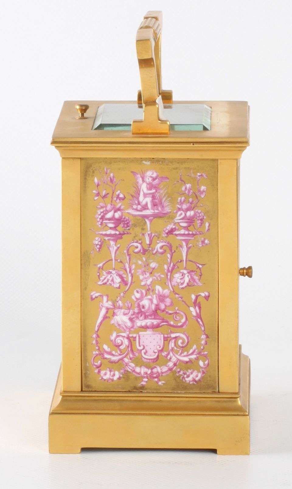 A French Sevres mounted quarter striking carriage clock sold by Shreve Crump & Low Boston, circa 1880 - image 4