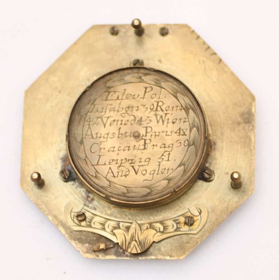 A German brass pocket sundial Andreas Vogler, circa 1740 - image 3