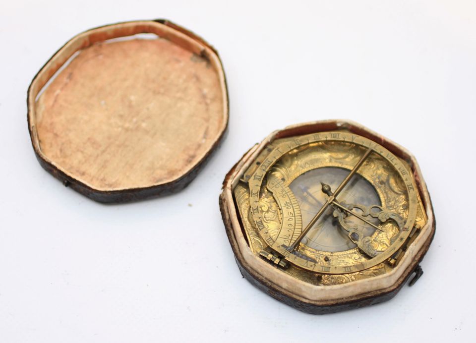 A German brass pocket sundial Andreas Vogler, circa 1740 - image 4