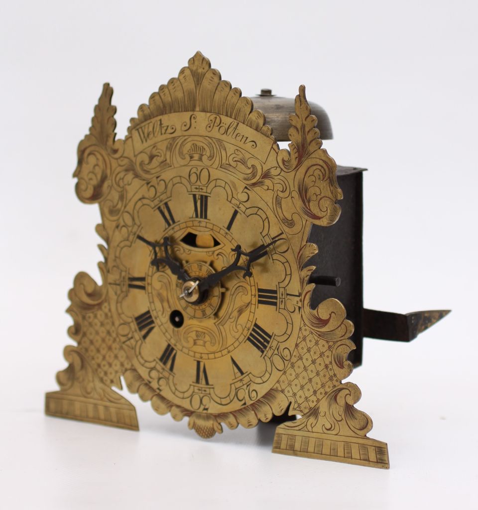 An Austrian engraved 'zappler' wall timepiece, Weltz S. Pölten, circa 1780 - image 3