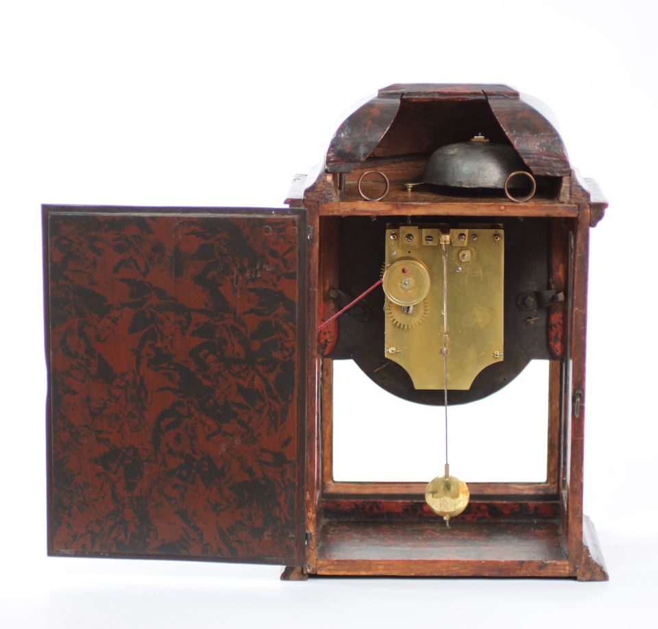 A small Swiss 'Neuchâteloise' alarm wall timepiece, circa 1740 - image 4