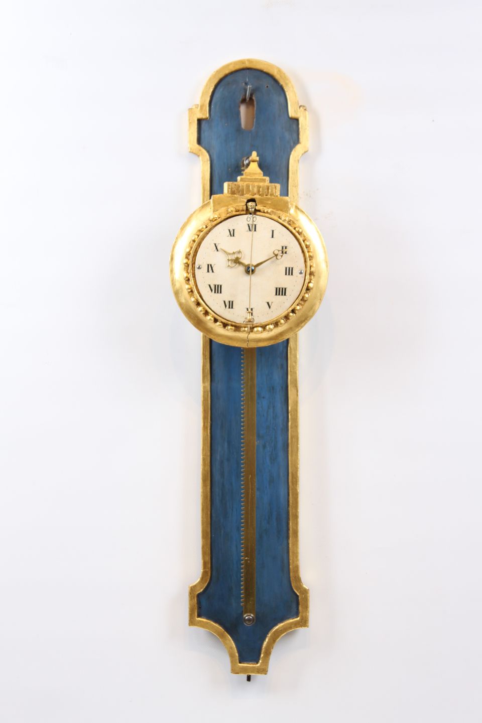 A South German Louis XVI polychrome and parcel gilt rack wall timepiece, circa 1780 - image 2