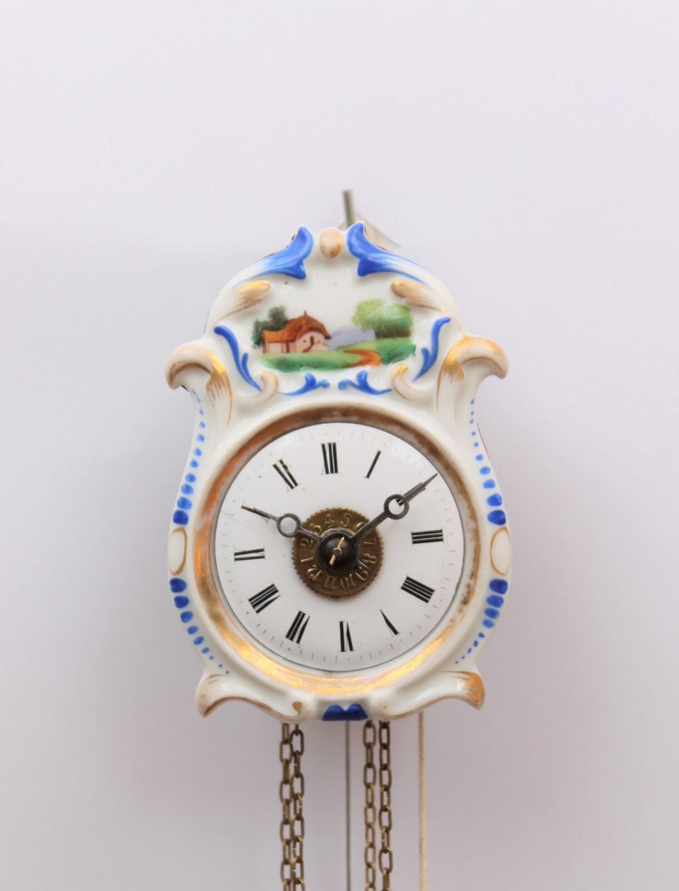 A small German 'Jockele' wall clock with alarm, circa 1860 - image 2