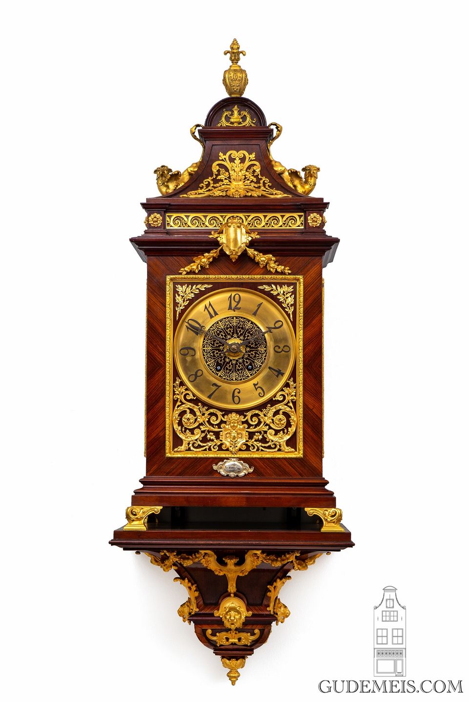 A rare French gilt bronze mounted kingswood bracket clock by Planchon, circa 1890 - image 2