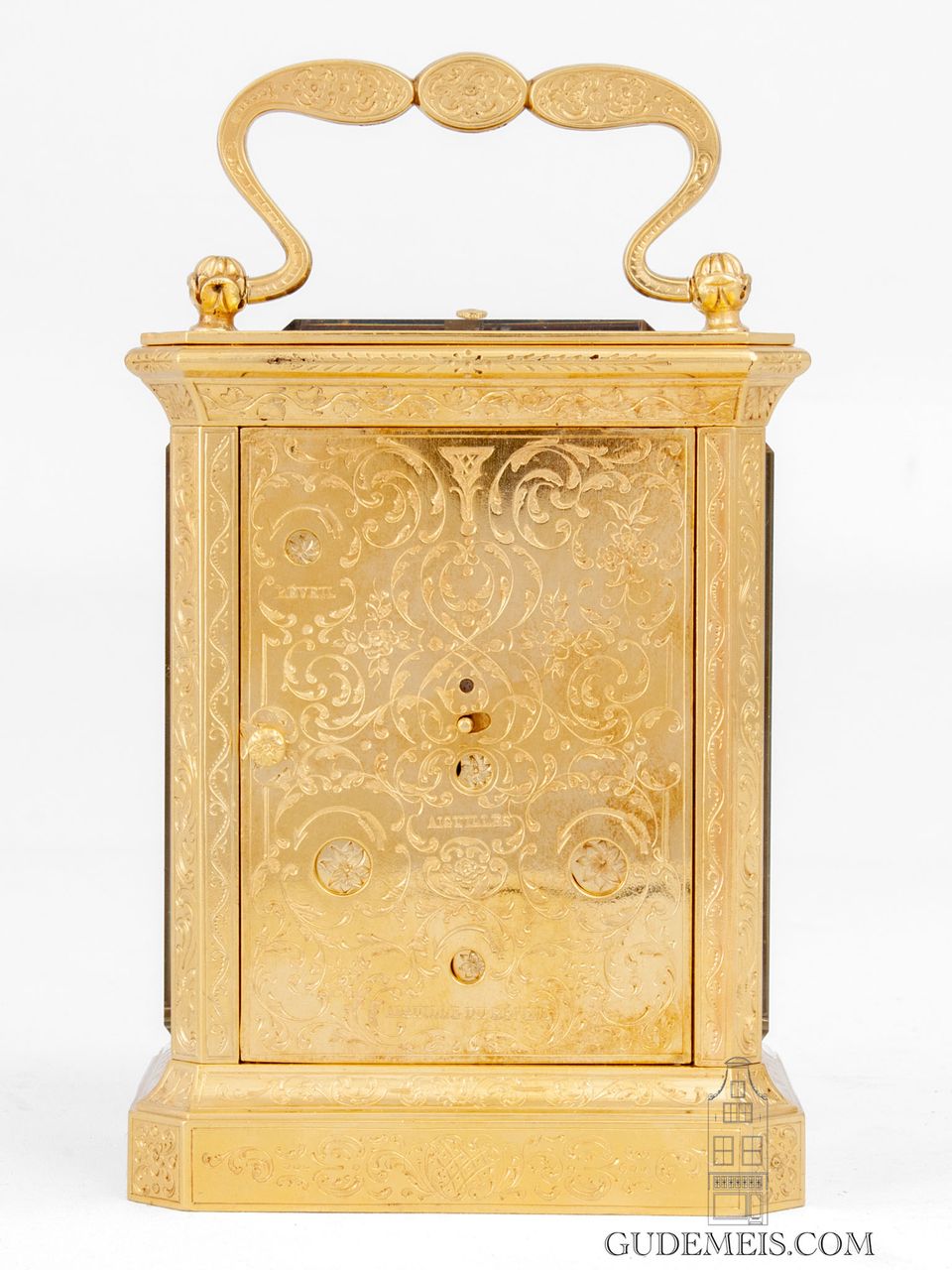 An early French carriage clock with chaff cutter escapement, Paul Garnier. - image 8