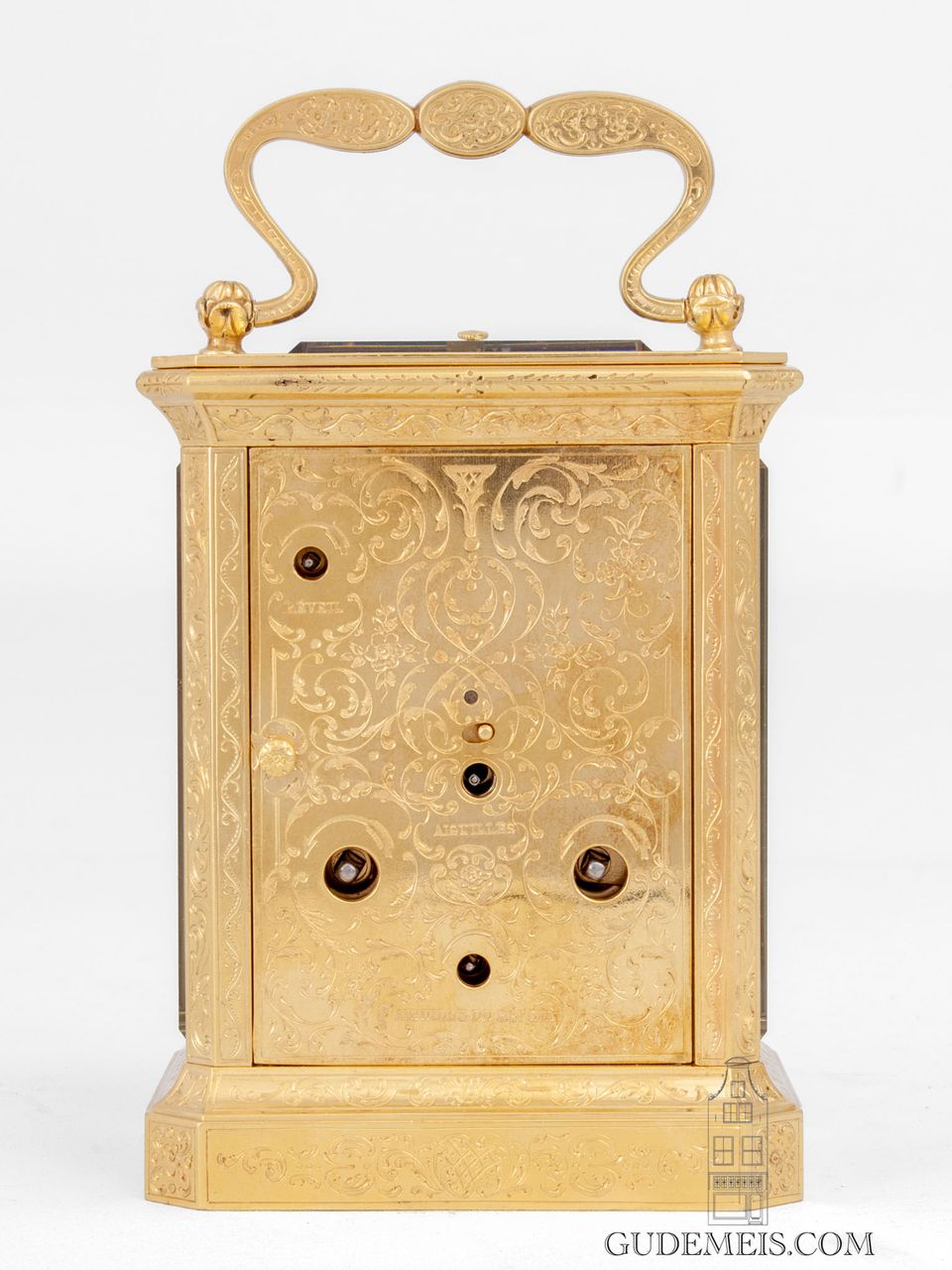 An early French carriage clock with chaff cutter escapement, Paul Garnier. - image 7