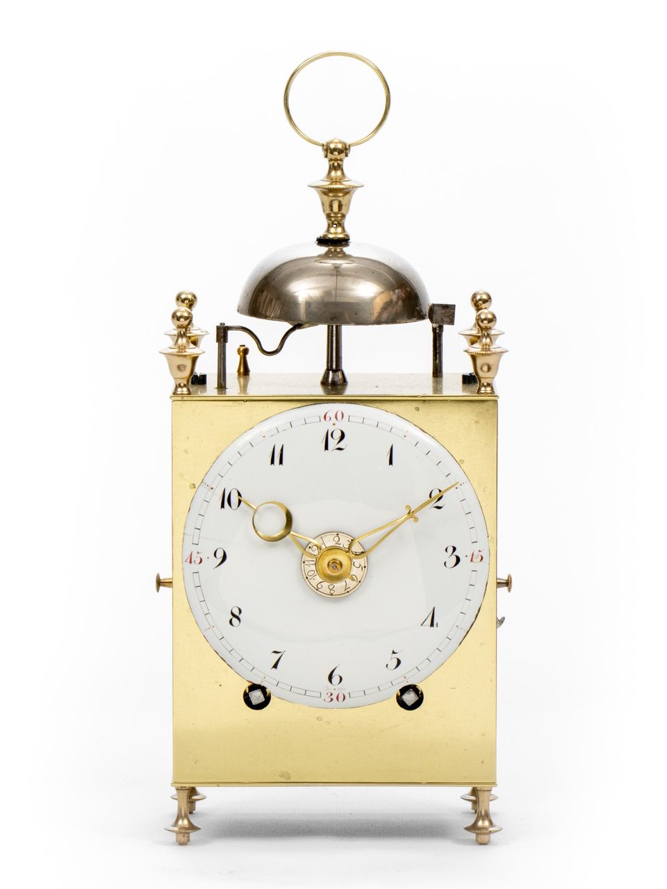 Eine französische Messing-'Capucine'-Reiseuhr mit Schlagwerk, Repetition und Wecker, ca. 1790. - image 2
