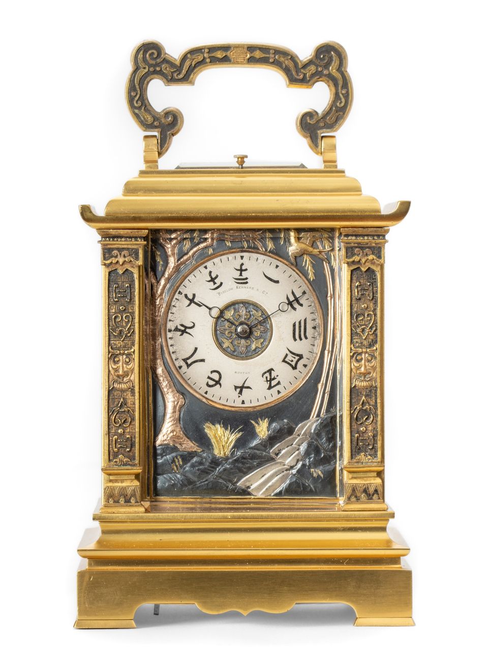 Eine seltene französische Chinoiserie-Reiseuhr mit Grande Sonnerie-Schlagwerk, ca. 1880. - image 2