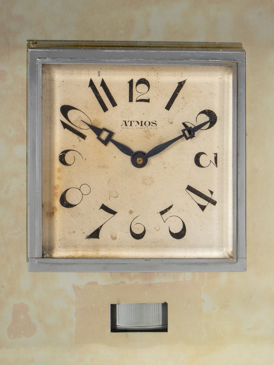 A French Art Deco mirror glass Reutter Patent atmos clock, model A3, circa 1933. - image 3