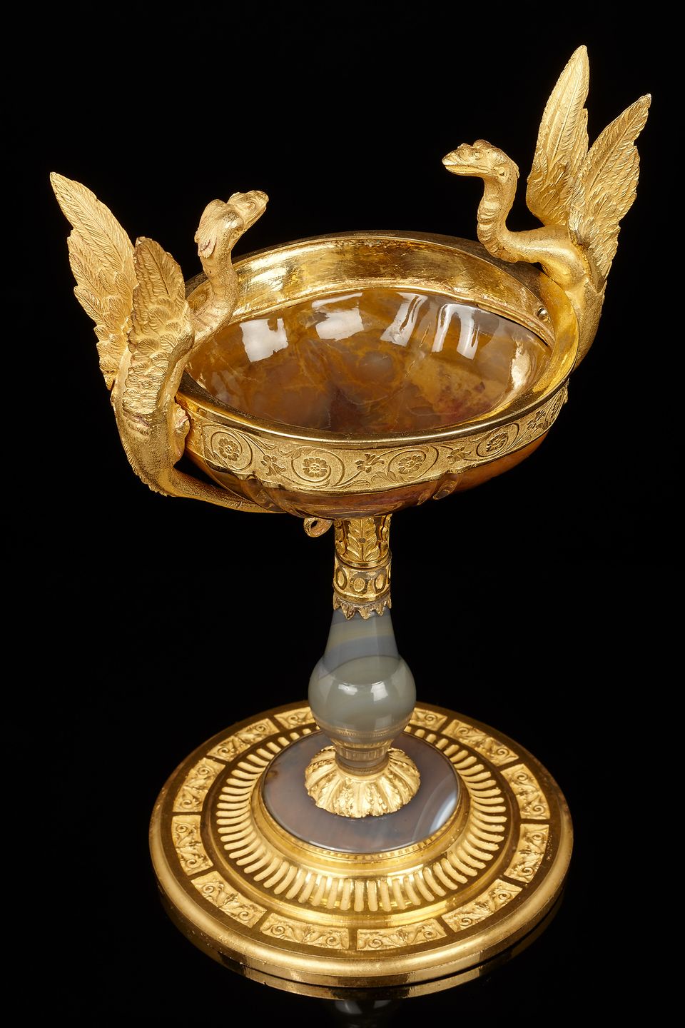 Pair of Russian mounted agate coupes, Saint Petersburg - image 3