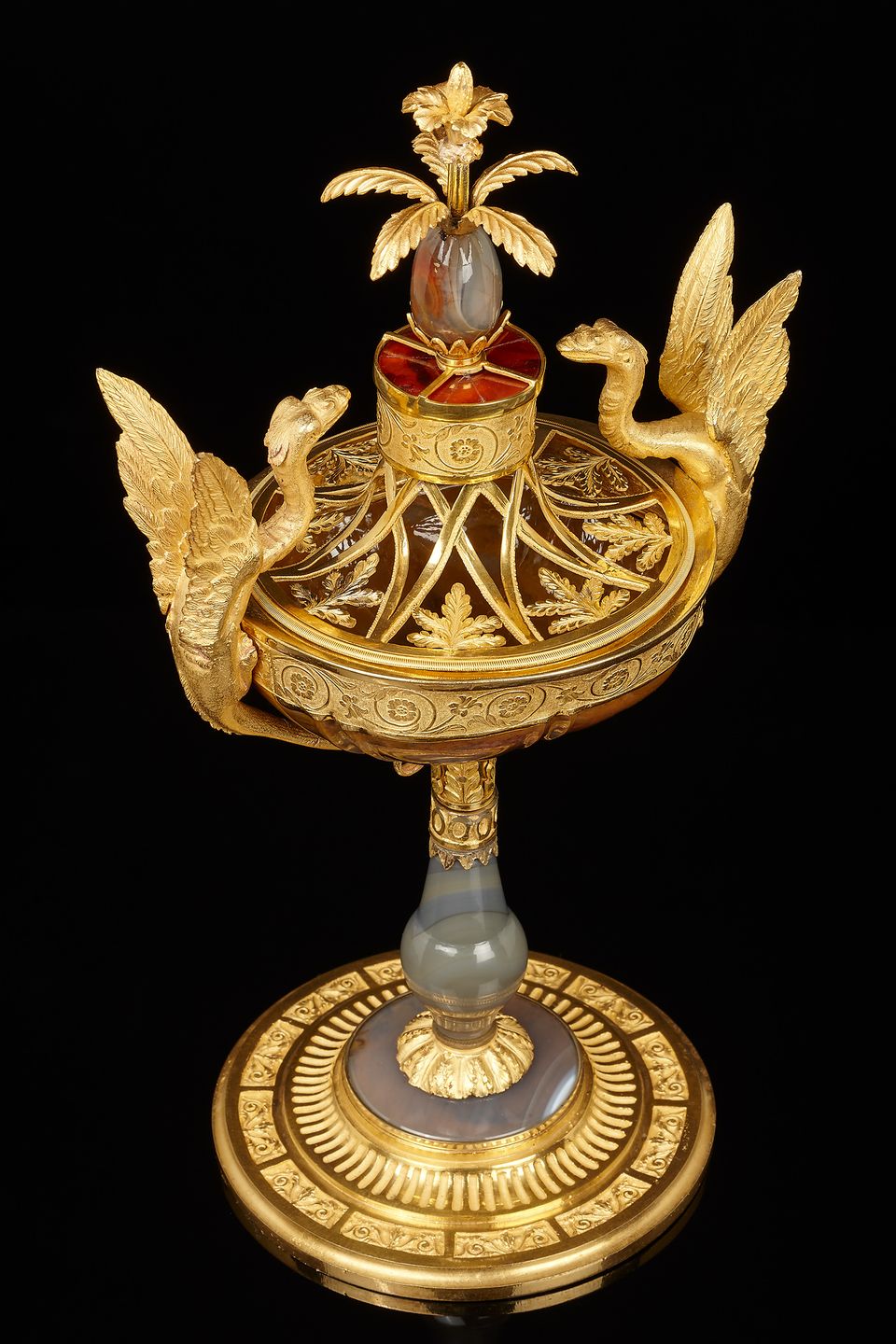 Pair of Russian mounted agate coupes, Saint Petersburg - image 2