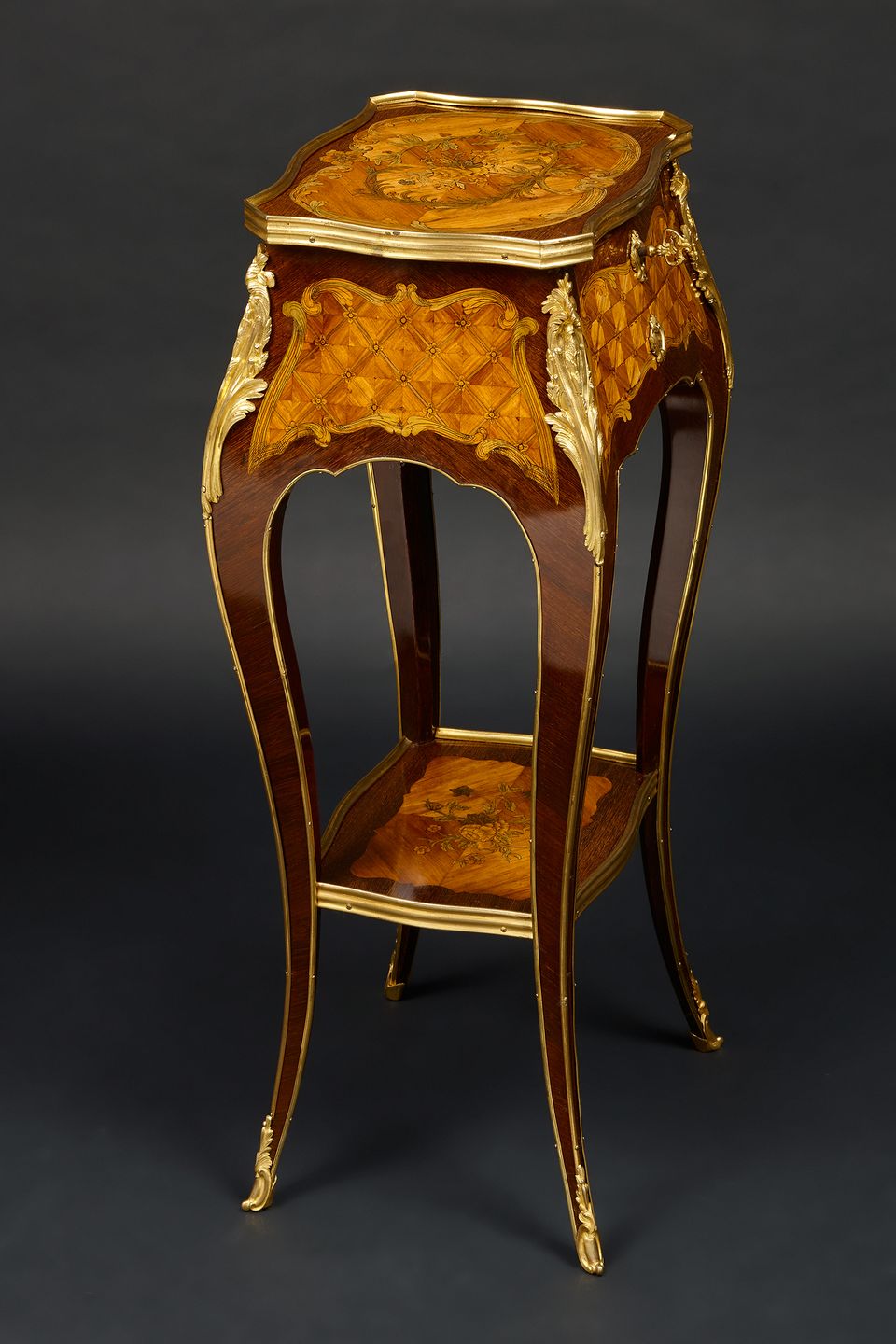 French Transitional Table, Leonard Boudin - image 2