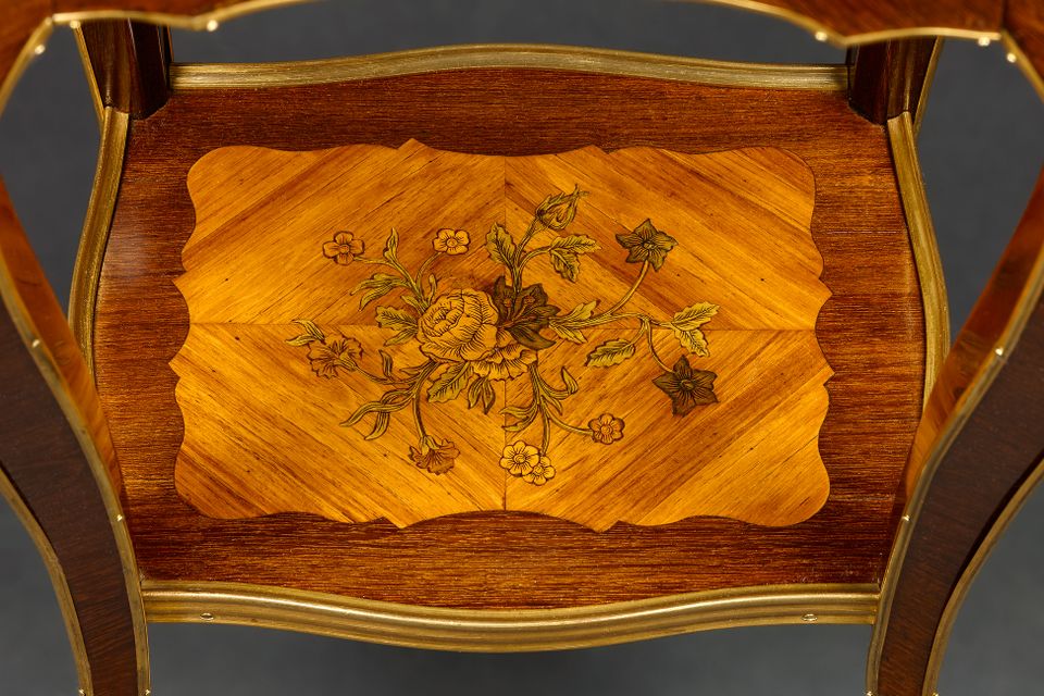 French Transitional Table, Leonard Boudin - image 5