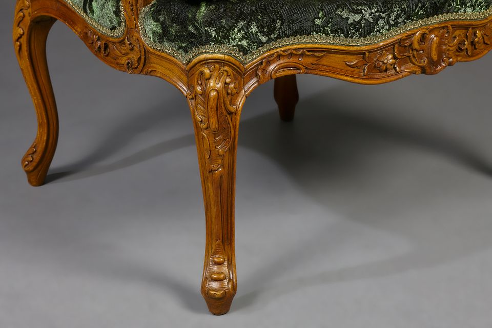 Ensemble of six Louis XV fauteuils à la Reine - image 3