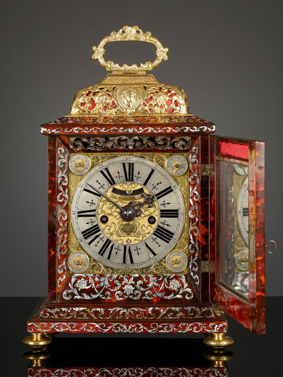 Duitse Louis XIV tafelklok - afbeelding 2