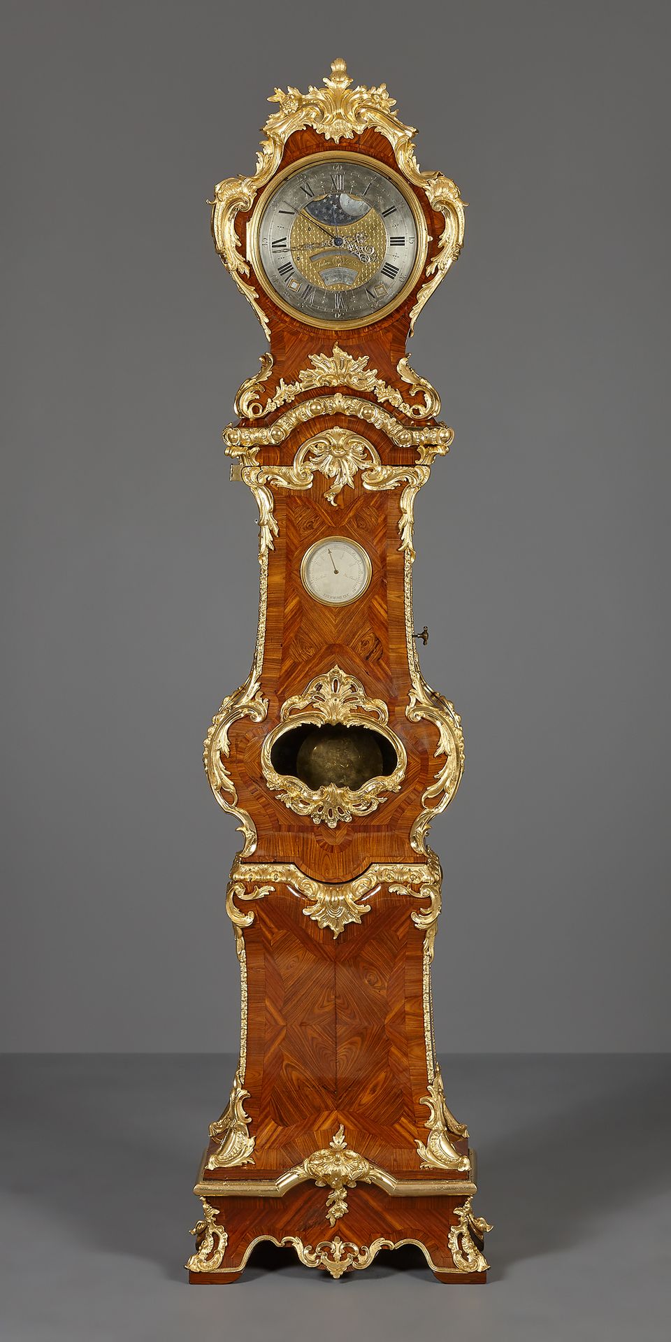 French Louis XV regulator longcase clock with equation,  Julien Le Roy - image 2