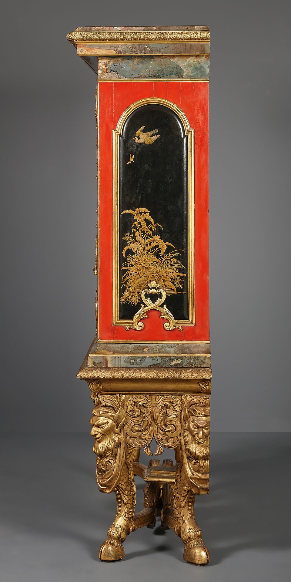 German Baroque lacquer writing cabinet - image 6