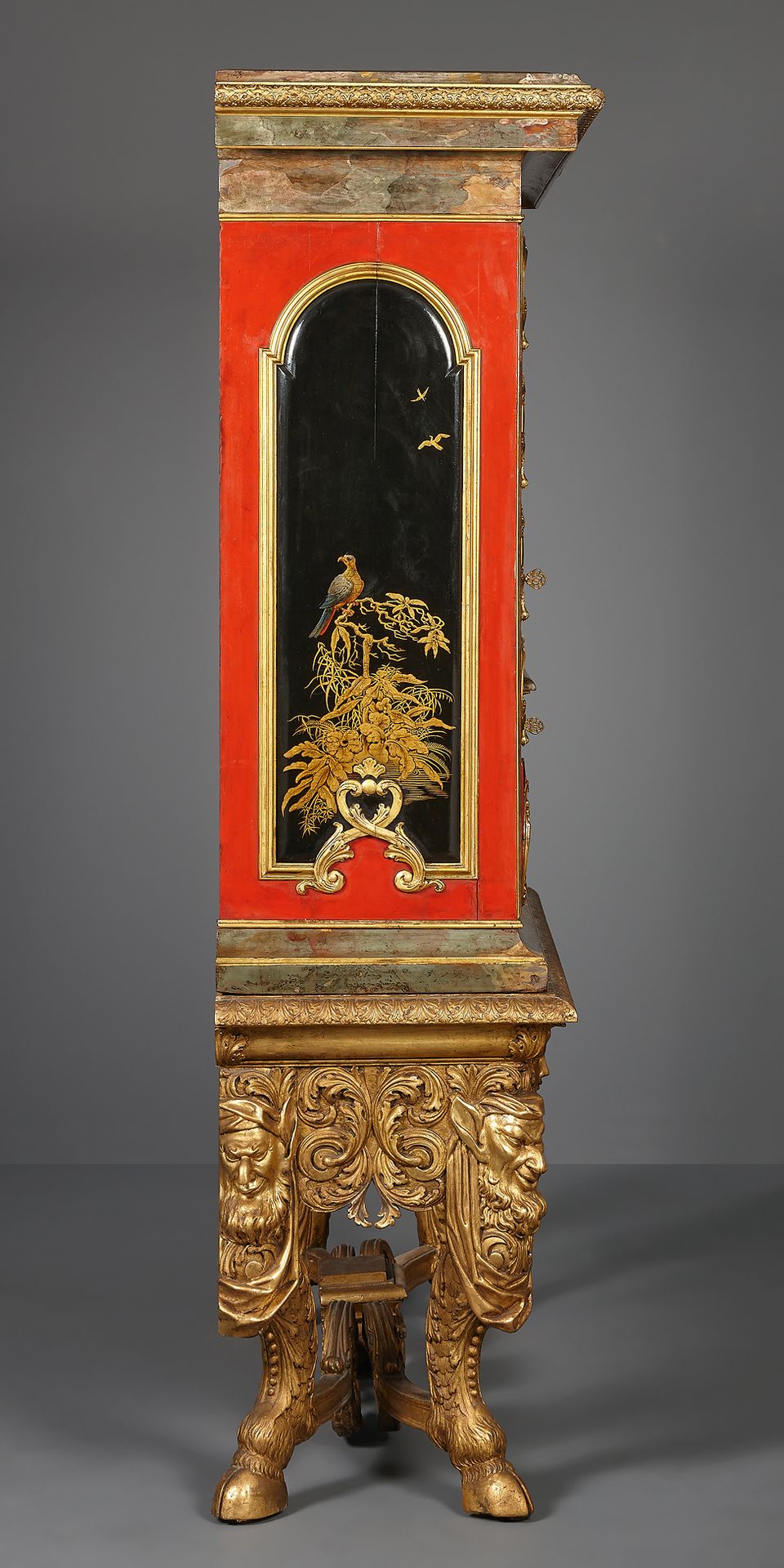 German Baroque lacquer writing cabinet - image 5