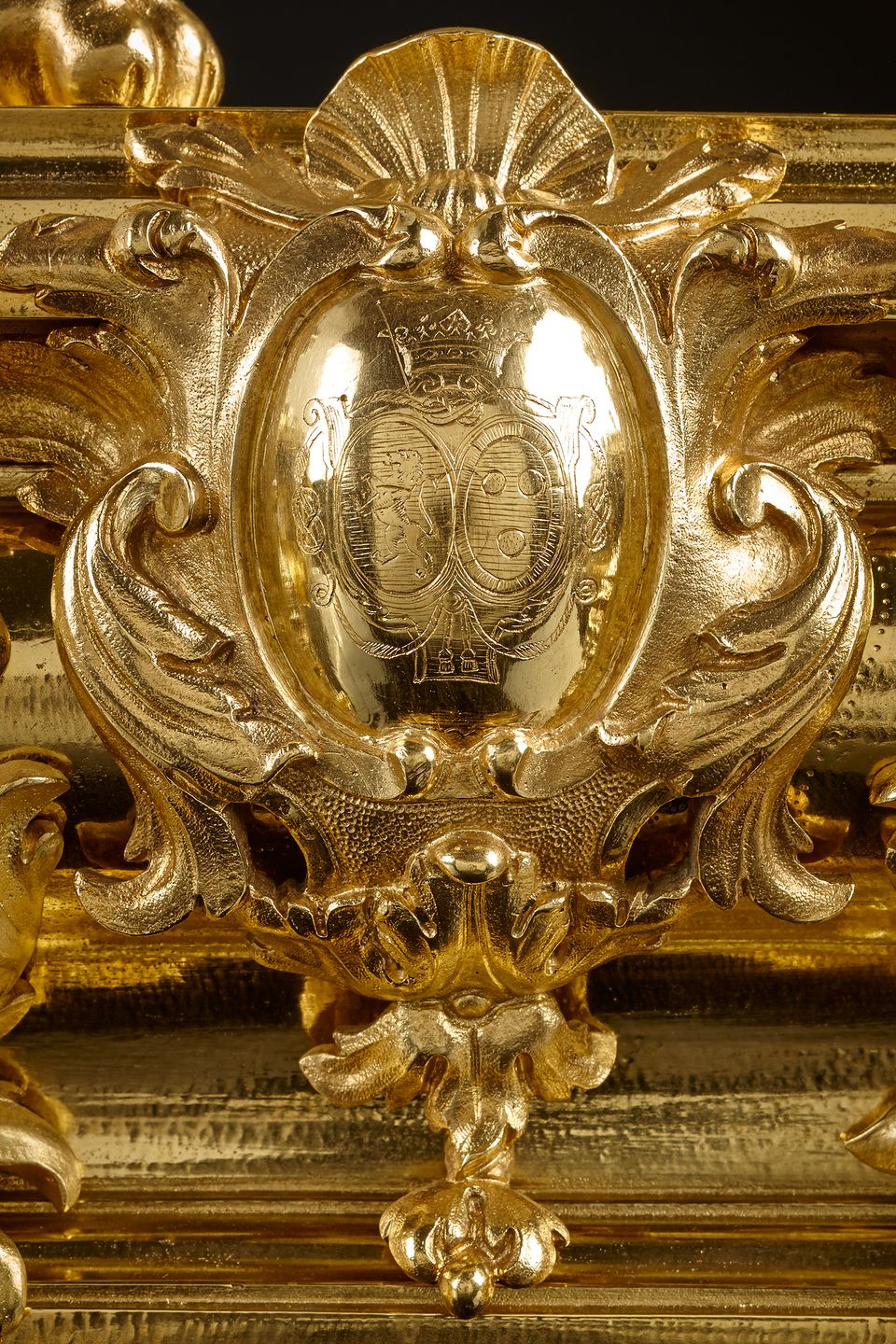 Pair of French Régence Chênets - image 3