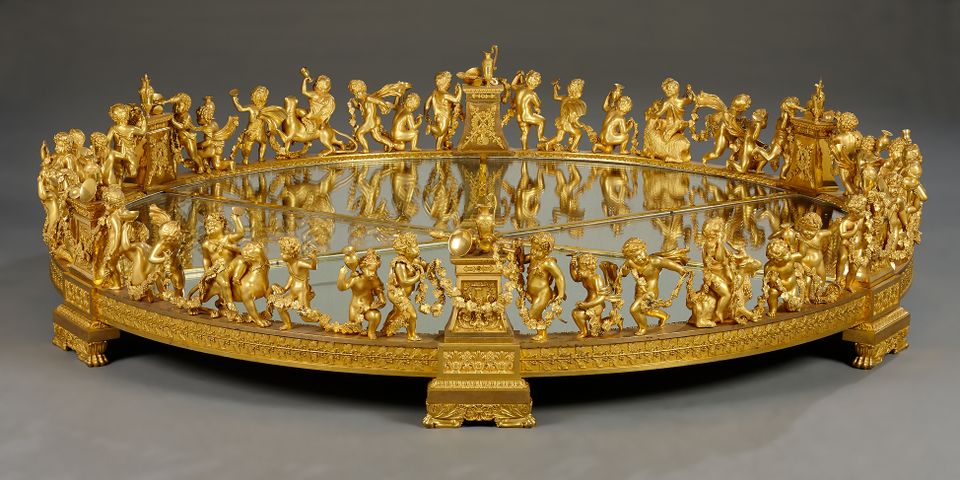 Grote Empire Surtout de Table, toegeschreven aan Pierre-Philippe Thomire - afbeelding 2