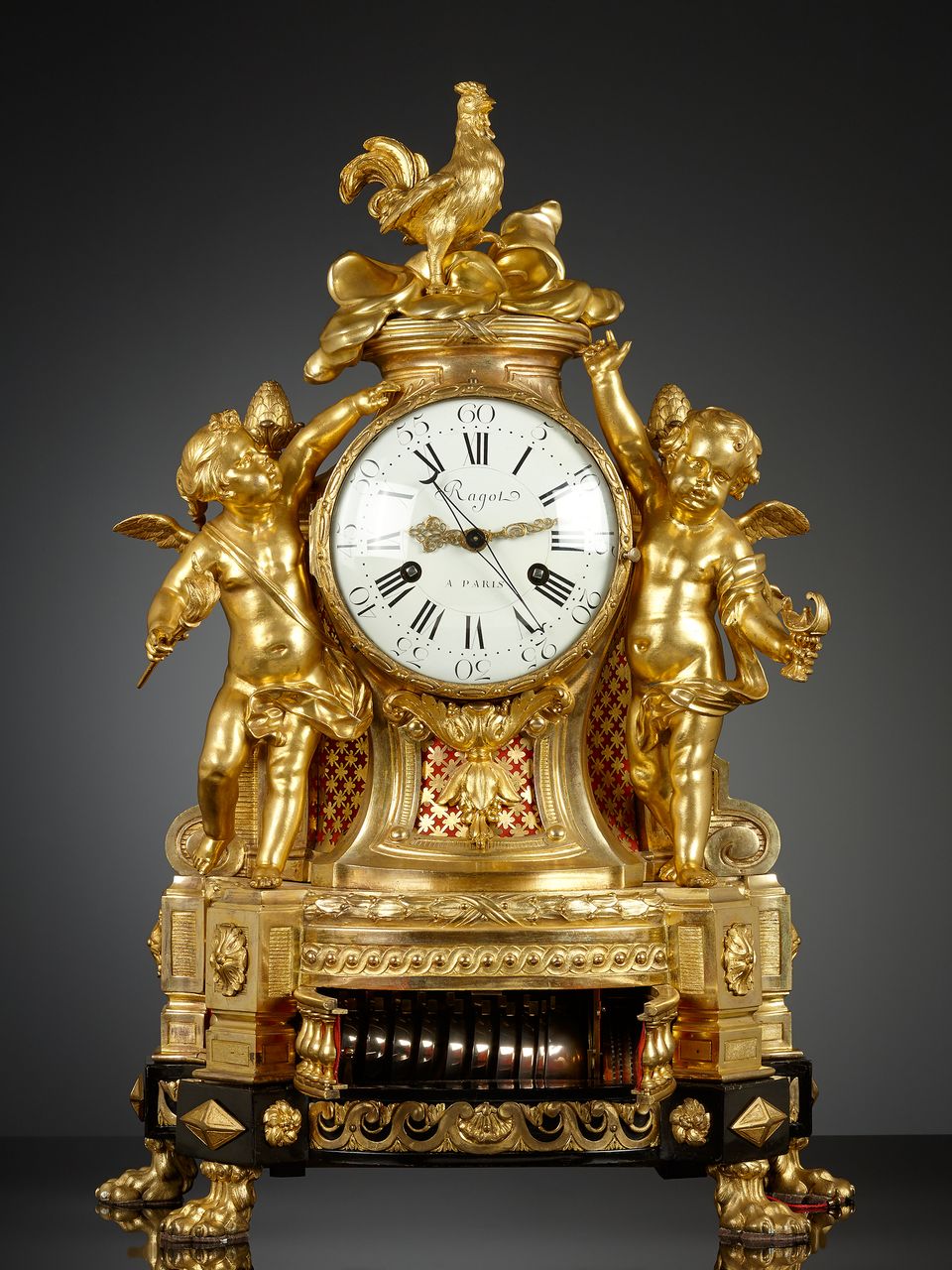 French Louis XVI Musical Mantel Clock - image 2