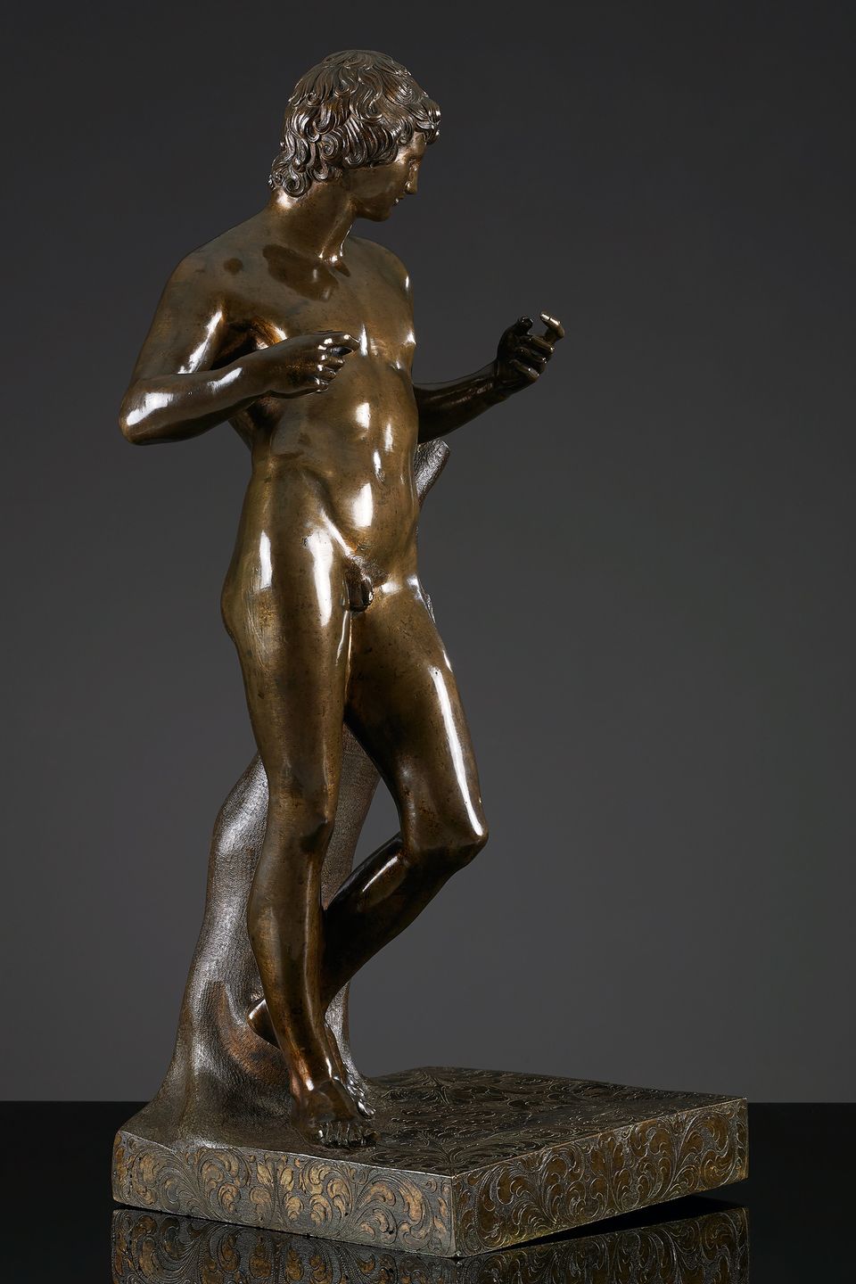 French Bronze Statue of Apollo after François Duquesnoy - image 2