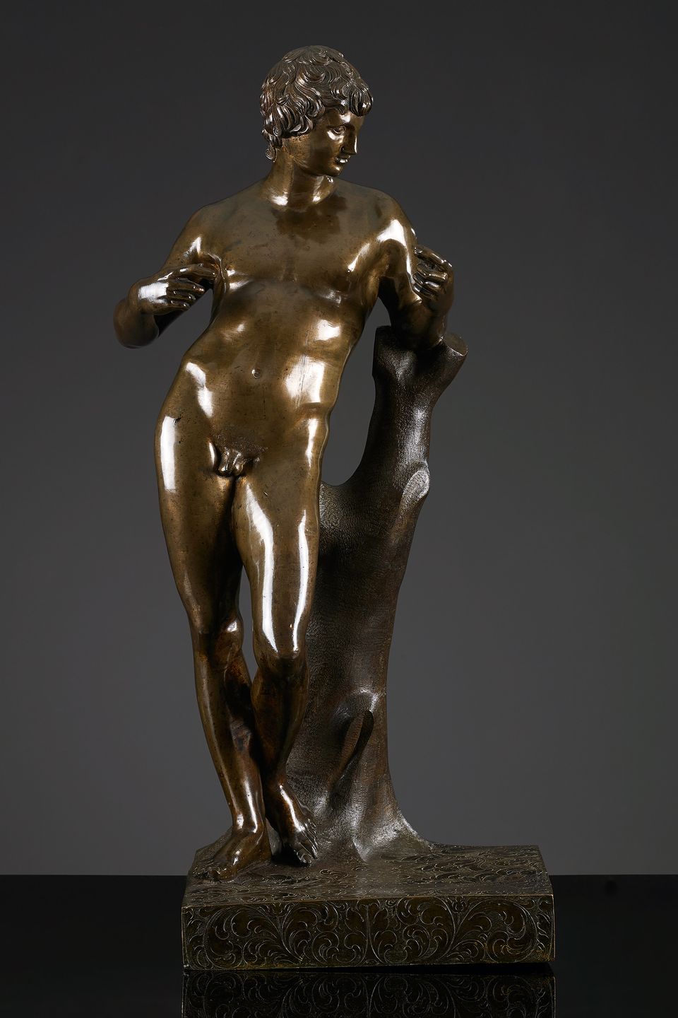 French Bronze Statue of Apollo after François Duquesnoy - image 4