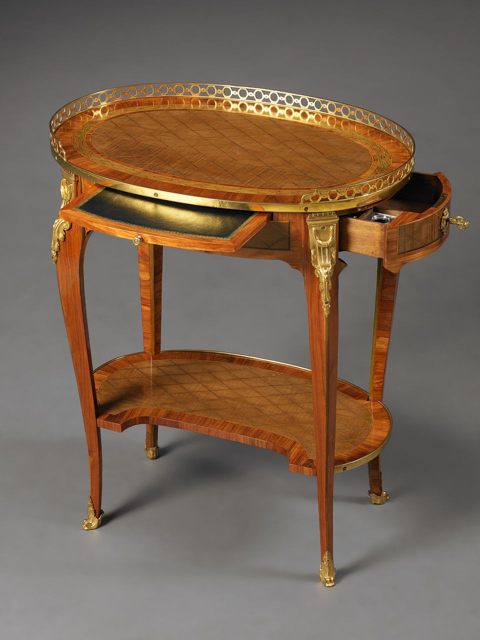 Small French Transition Table, Stamped: N Petit JME - image 2