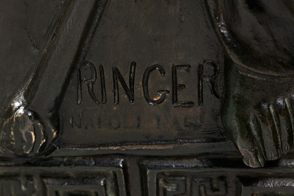 Paar Grote Bronzen Sierurnen, Jean-Désiré Ringel d'Illzach - afbeelding 3