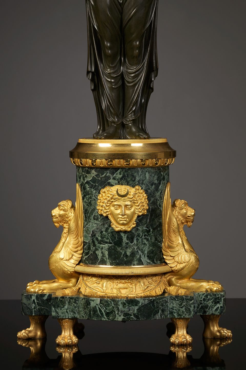Pair of Large French Empire Candelabra - image 3