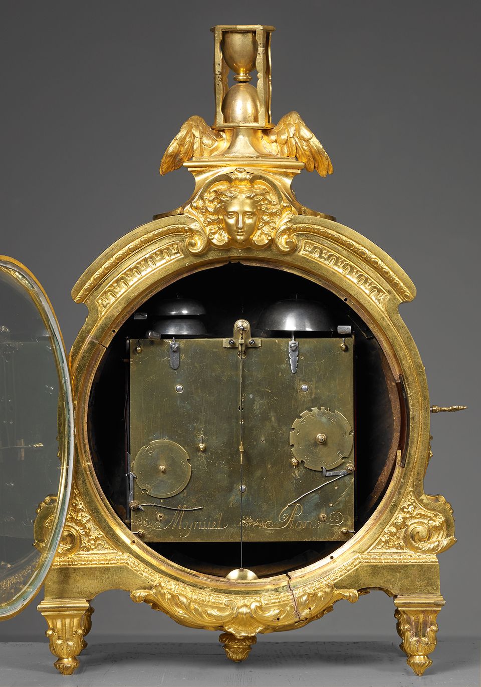 French Régence Pendule de Cartonnier - image 3