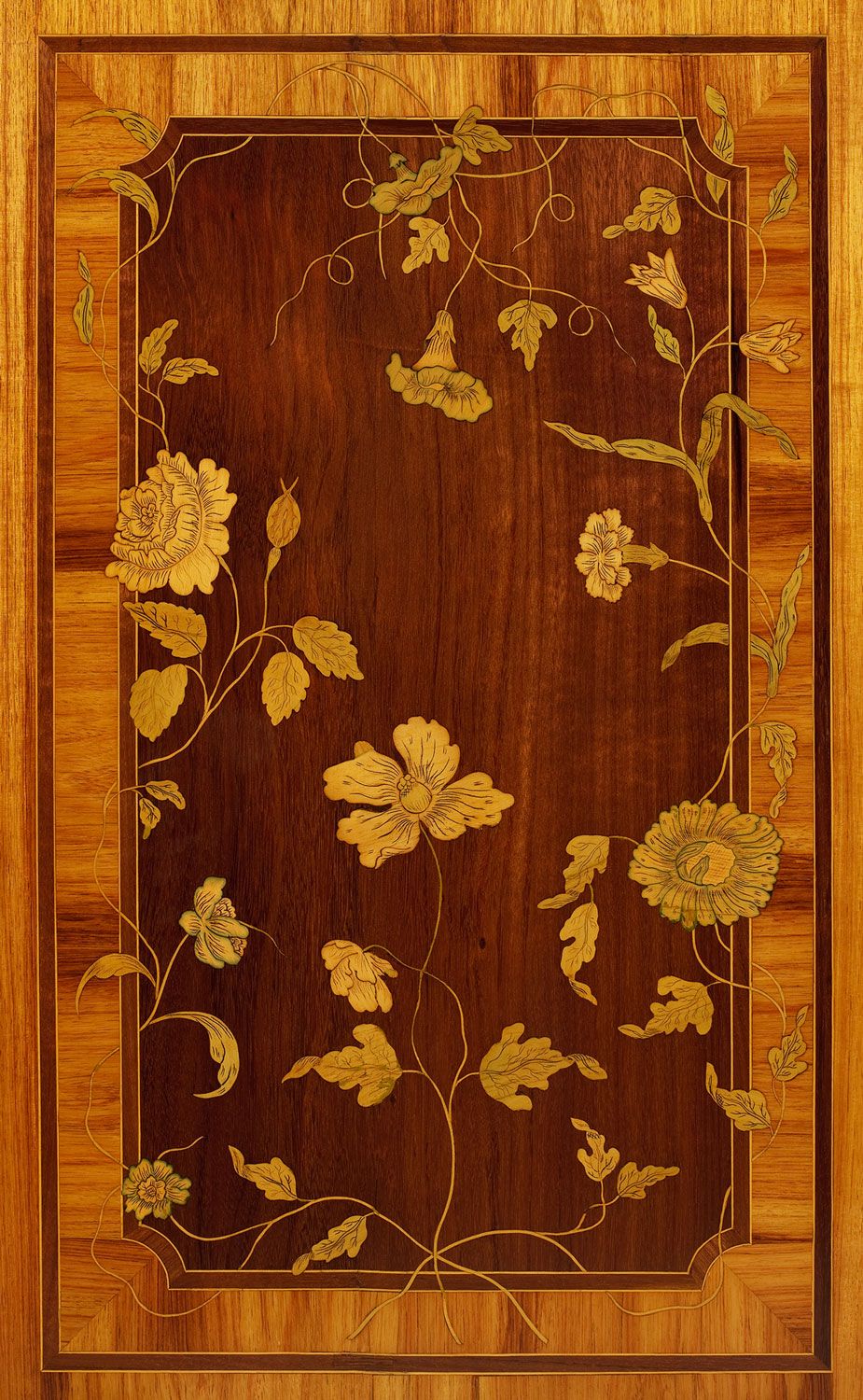 Dutch Transition Commode with Marquetry - image 3