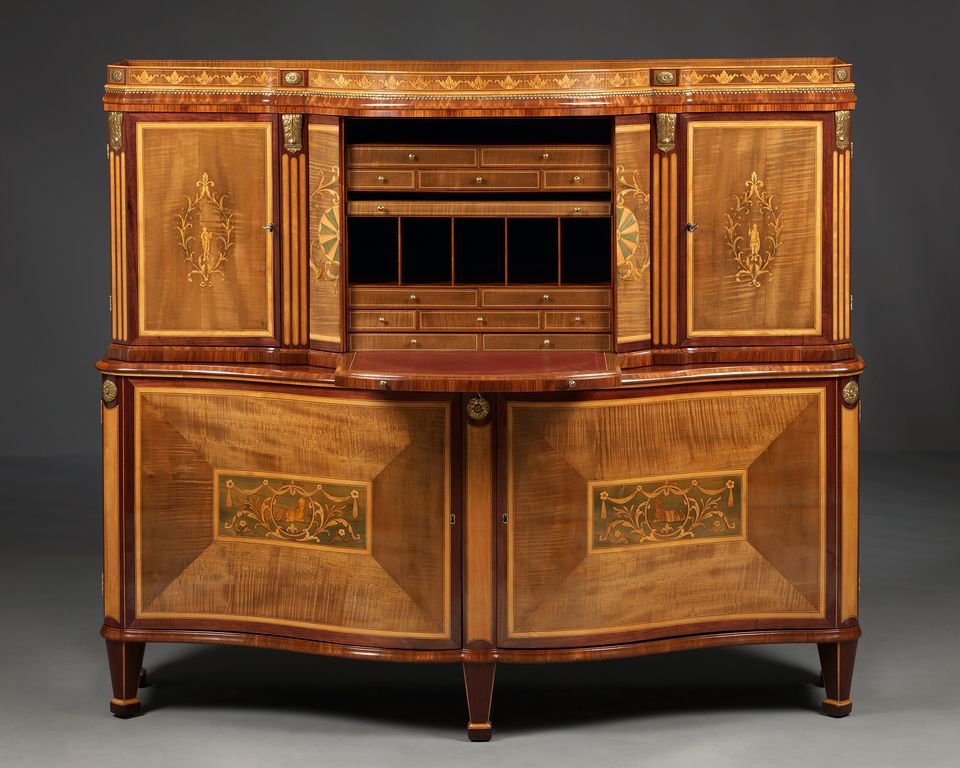 English George III Writing Cabinet - image 2