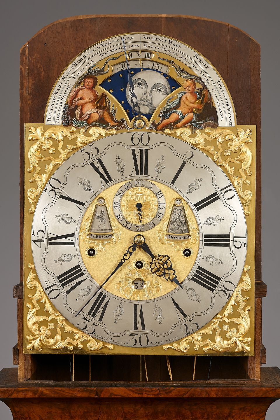 Amsterdam musical longcase clock, Gerrit Marcus - image 2