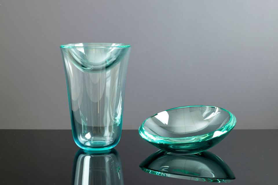 Bert Frijns, 1953 Worms (Germany), clear stackable bowls in glass, 2-piece (1994-1995) - image 8