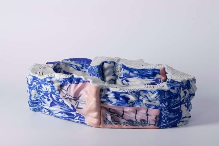 Babs Haenen (Amsterdam 1848), Porcelain table piece 'Expanding Space', in memory of Benno Premsela, 1998 - image 3