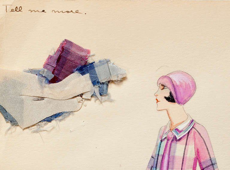 Charles LeMaire, Original Art Deco costume designs for George Gershwins Broadway musical 'Tell me More', 1920s - image 8