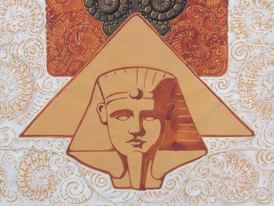 Louis Heymans, Ontwerp voor affiche 'Egyptian Cigarettes', jaren '20 - afbeelding 4