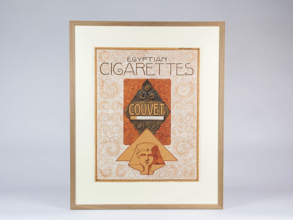 Louis Heymans, Ontwerp voor affiche 'Egyptian Cigarettes', jaren '20 - afbeelding 2