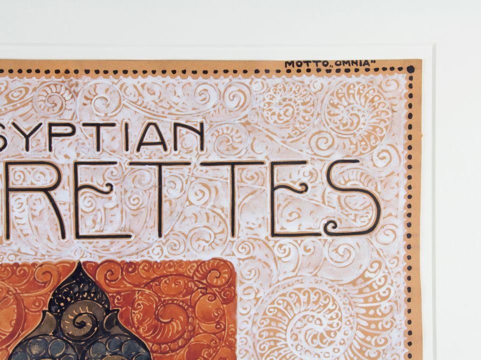 Louis Heymans, Ontwerp voor affiche 'Egyptian Cigarettes', jaren '20 - afbeelding 5