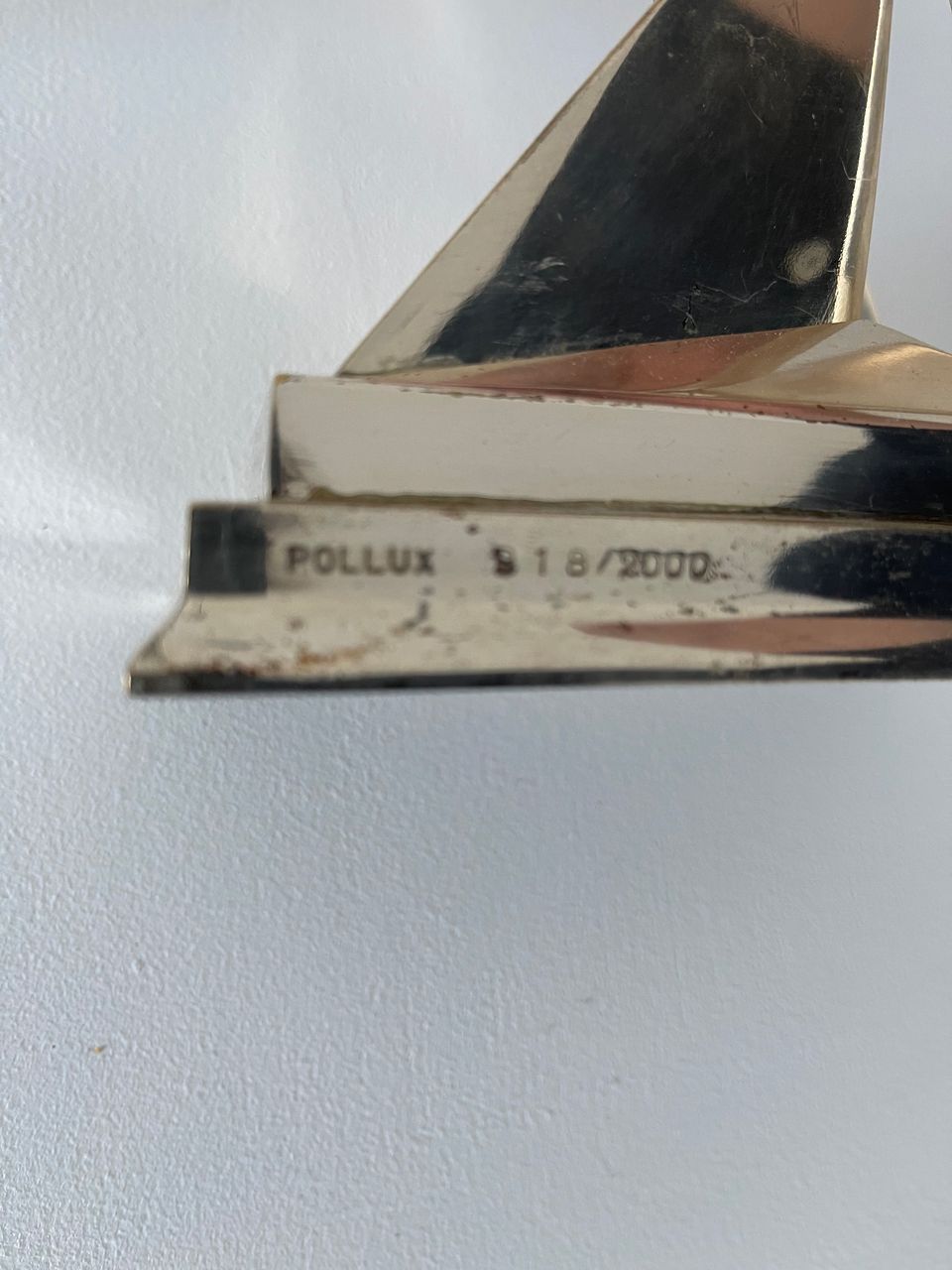 Salvadore Dali, a set CHROMIUM PLATED METAL PRICKET CANDLESTICKS: L'IMMORTALITI DE CASTOR ET POLLUX - image 5