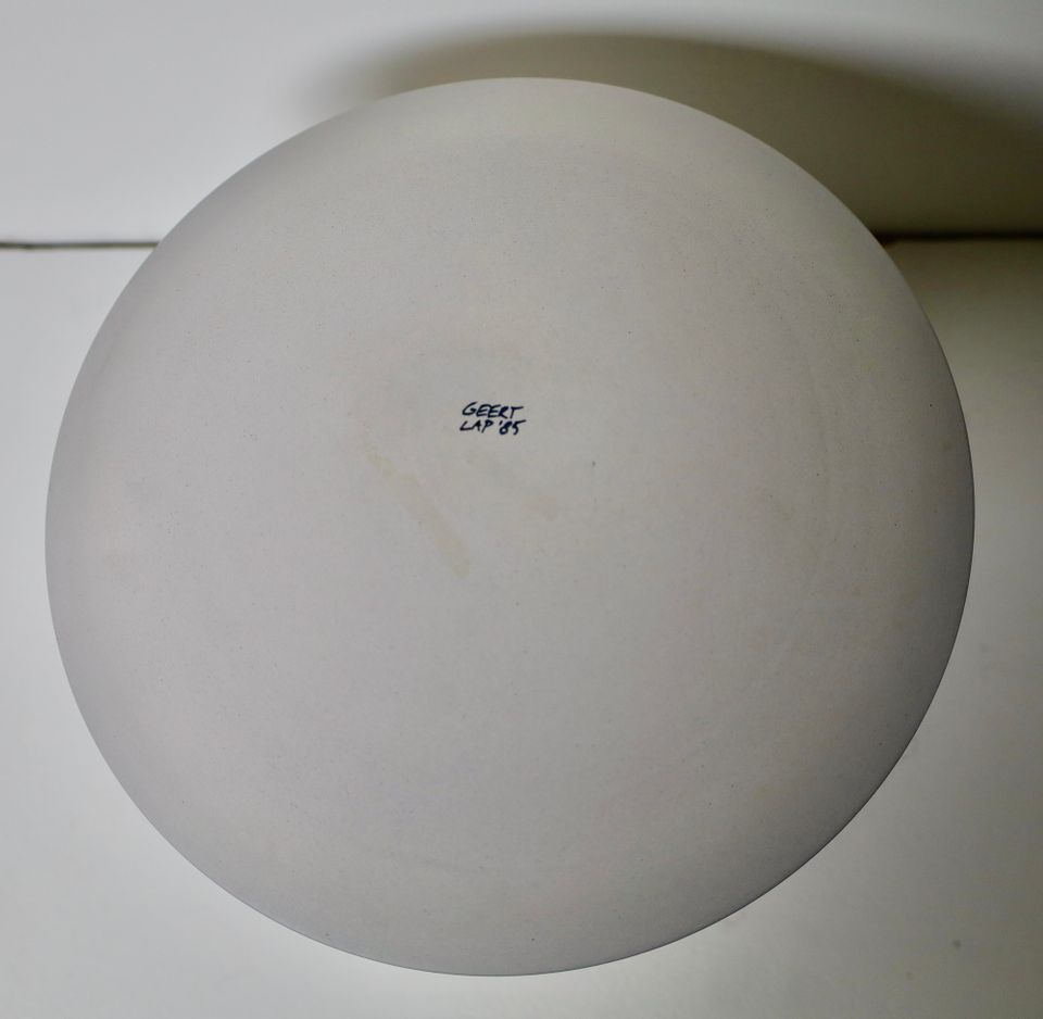 Geert Lap, steengoed, grijs geglazuurd, 1985 - afbeelding 6