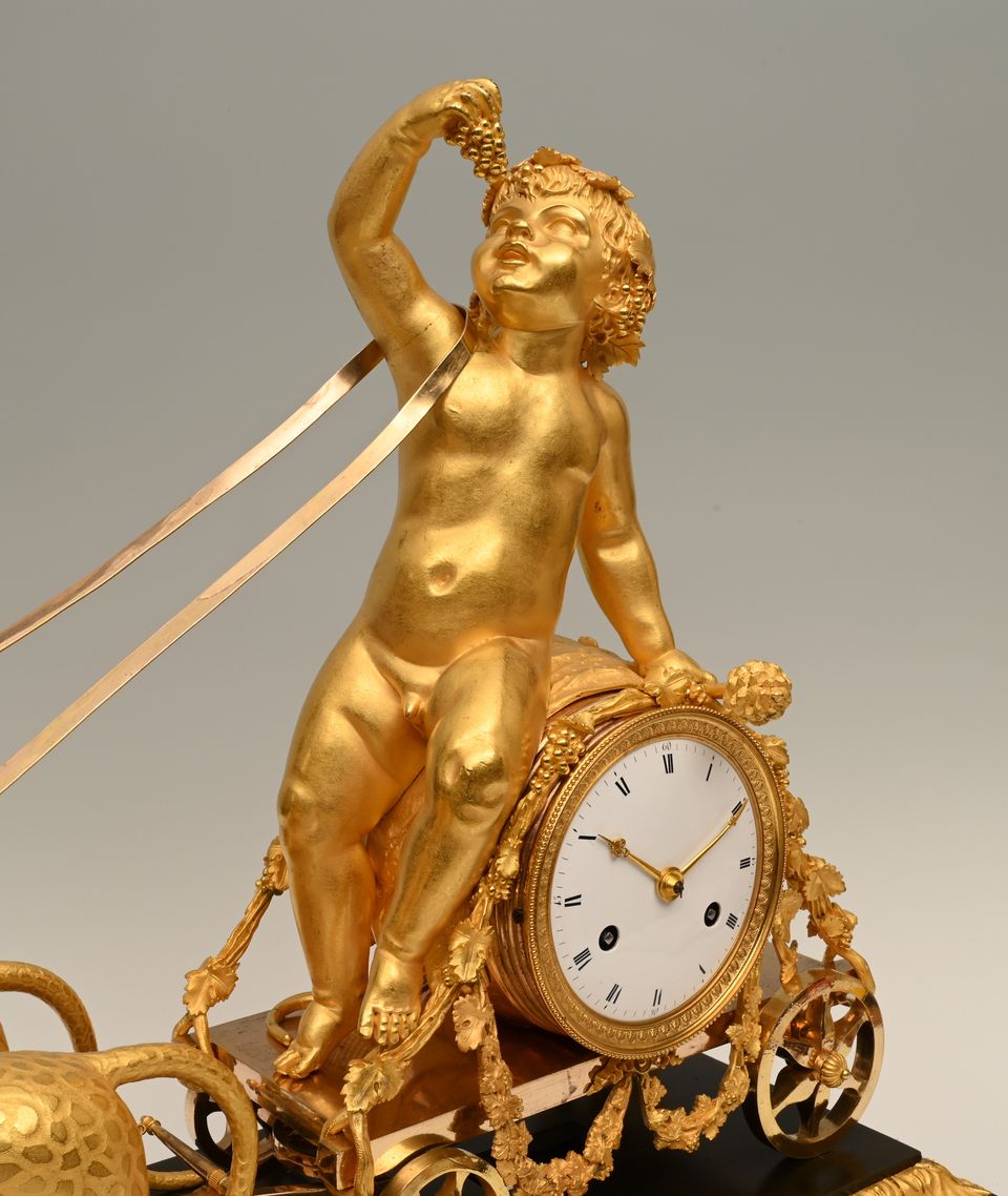 A very rare Empire mantle clock - image 4