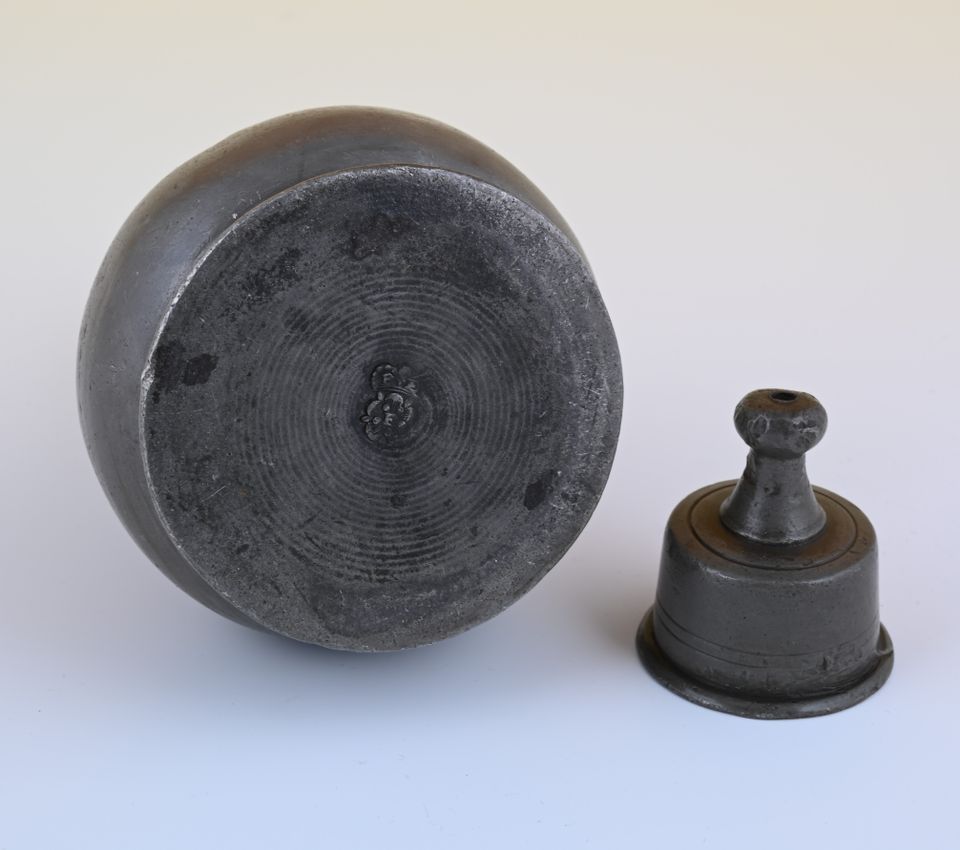 A pewter bottle - image 4