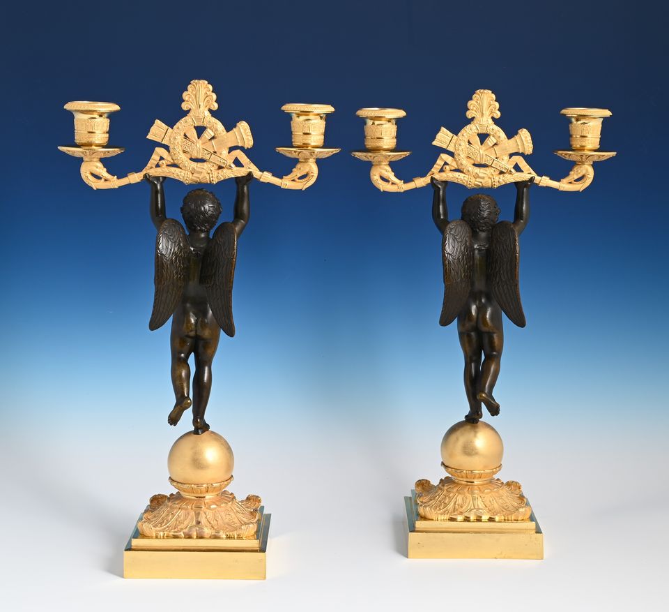 A pair of ormolu Empire candelabras - image 5