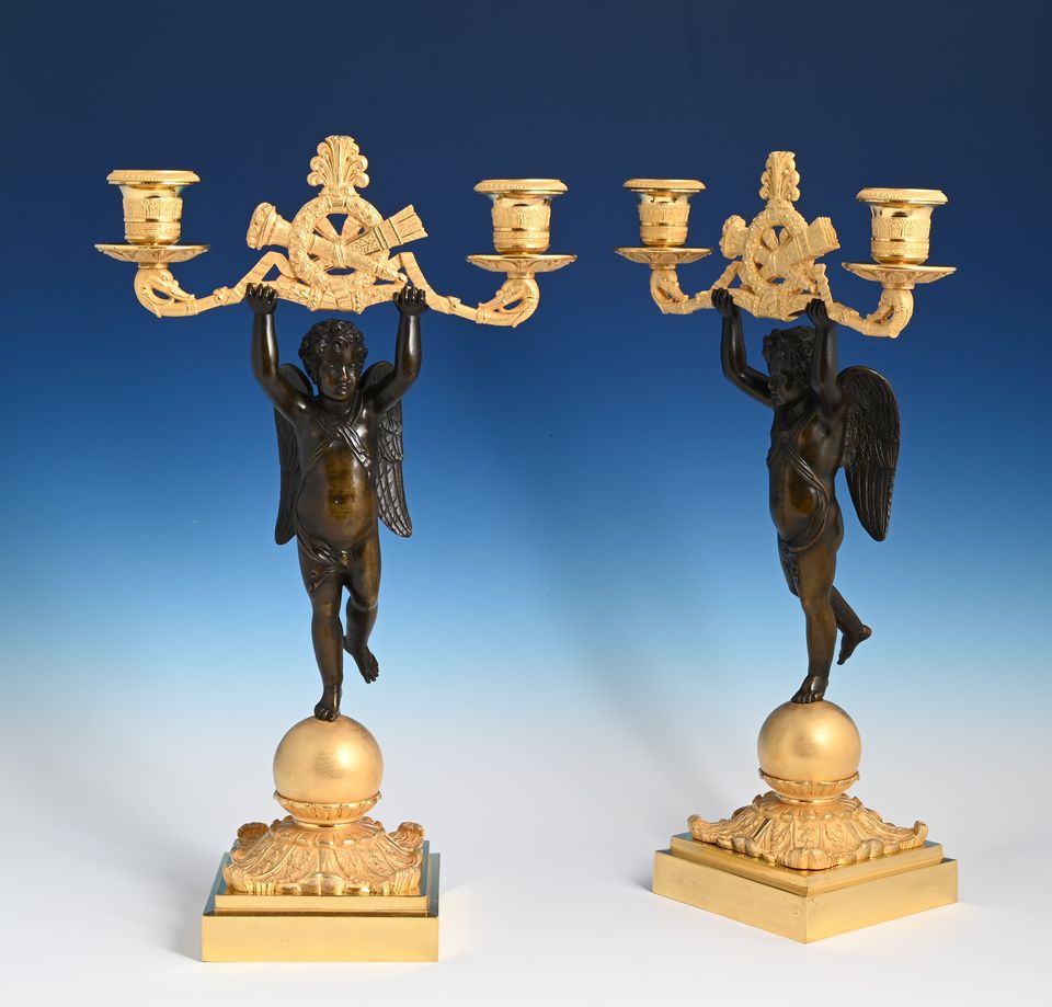 A pair of ormolu Empire candelabras - image 4