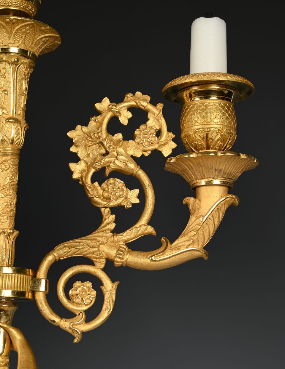 A pair of large ormolu Empire candelabras - image 6