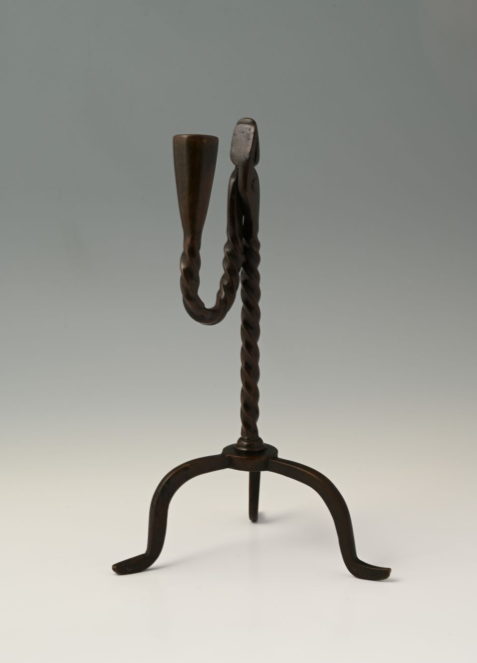 A rare bronze candle holder - image 3