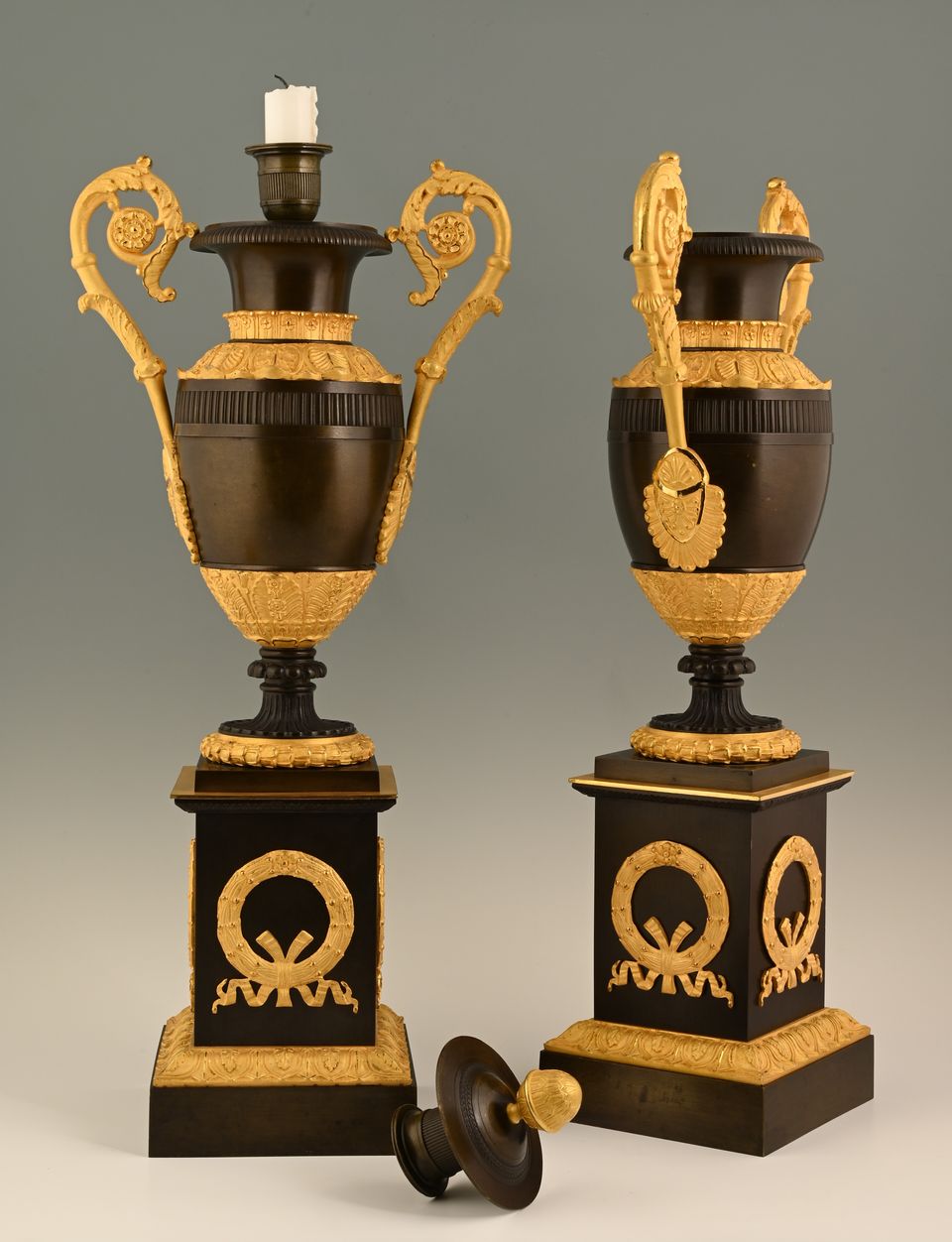 A pair of Empire Cassolettes - image 3